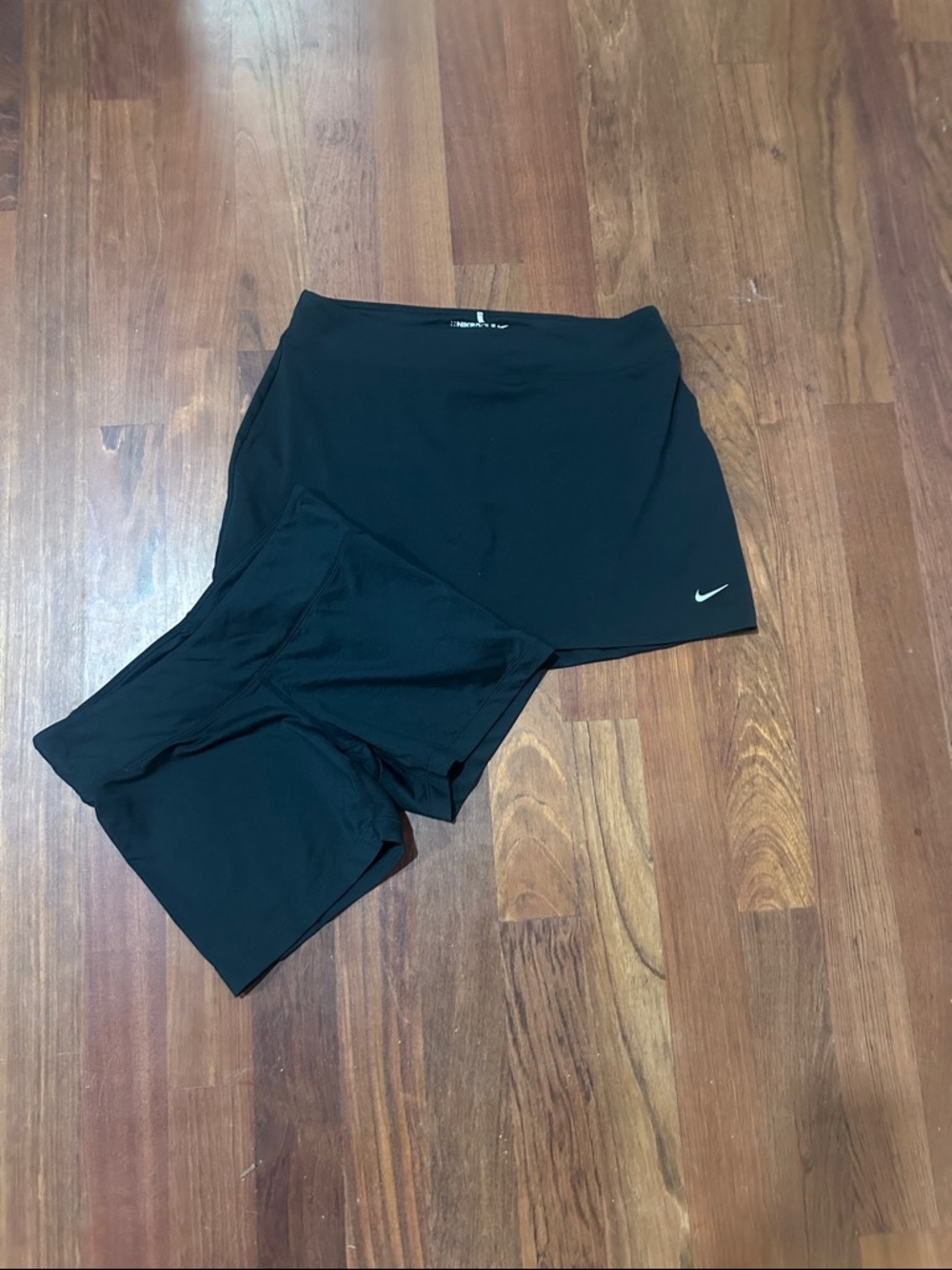 Nike Black Athletic Skirt with Inner Shorts